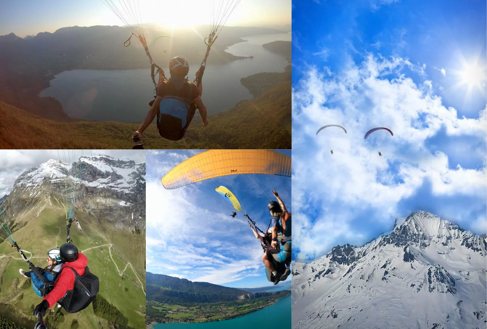 Le parapente au fil des saisons : quand réserver son vol à Annecy ?